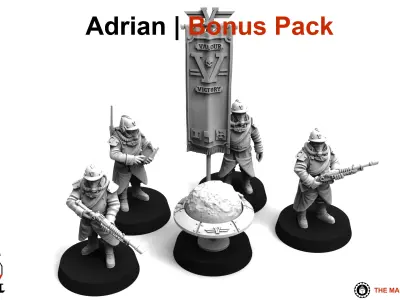 Valour Korps - Regimental Command 3D print model