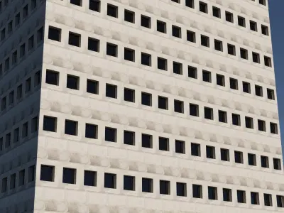 Office building Free low-poly 3D model