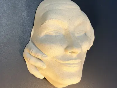 Abstract Art Face WallArt Lucid Dream The Windows 3D print model