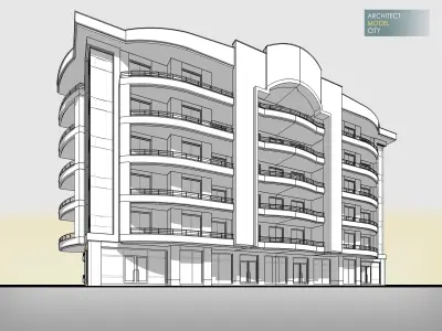 Architectural 3D Home Model  Low-poly 3D model