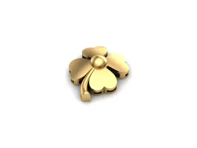 Flower pendant  Free 3D print model