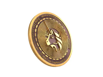 Uniswap Coin v3 002 3D model