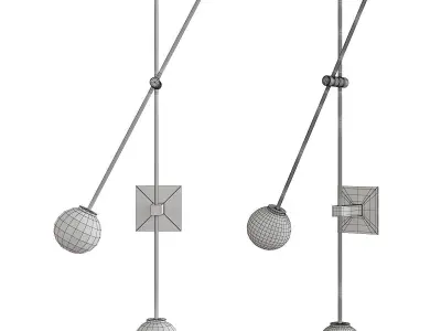 Tempo Wall Sconce Low-poly 3D model