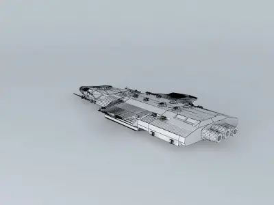 XC431 Gladiator Scout cruiser class Free 3D model