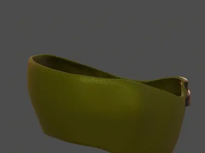 Gas mask helmet 3d model scifi Low-poly  Low-poly 3D model 169