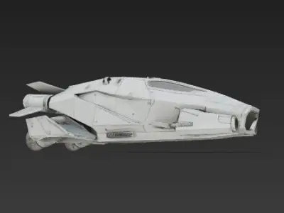Futuristic Spacecraft  3D print model