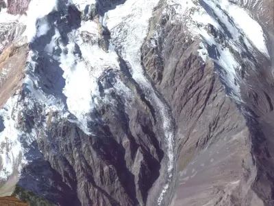 Mount Kazbek 5037 meters Georgia 3D model