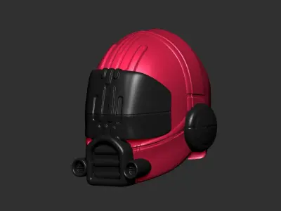helmet high poly sculpt 3d printable ver 7 3D model 3D model 103