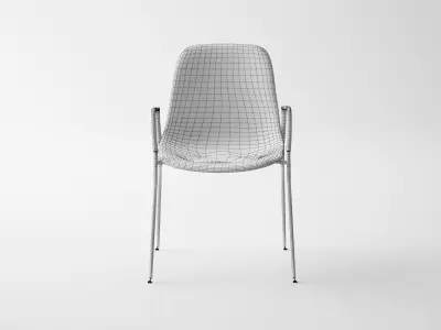 Dining Chair - High Quality Furniture 01 Low-poly 3D model