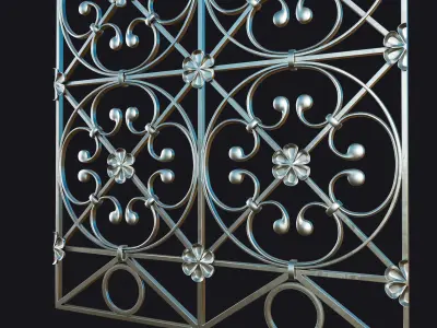 Constructor lattice historical panel  decorative screening   3D model