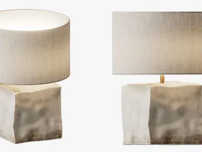 Arouca Table Light No 3 in White by Project 213A 3D model