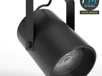 TV Studio Spot Light 3D model