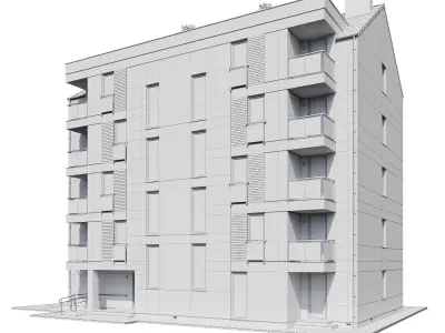Residential building  V1 3D model