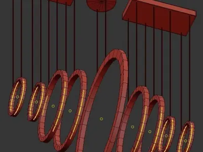 Voyager 333 Chandelier 3D model