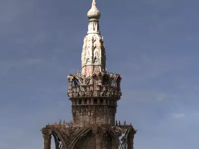 Sardis Great Spire 3D model