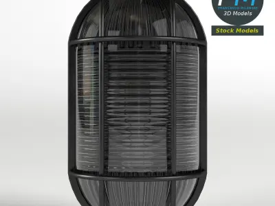 Bulkhead lamp 3D model
