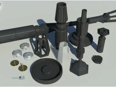 Mini Lamp Post  3D print model