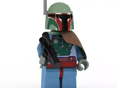 LEGO Minfigure Boba Fett new 3D model