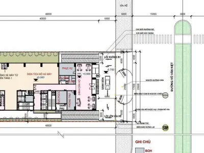 Apartment Model proposed hotel in middle of city 3D model