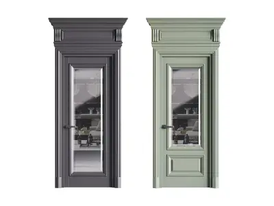 Modern entrance door 31 3D model