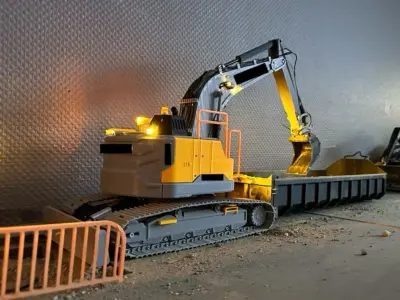 RC Volex eRC145el RC excavator 3D print model