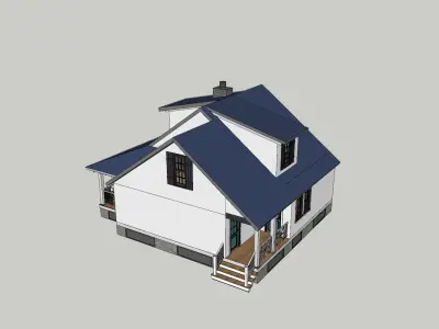 Farmhouse 3D Model 3D model purchase