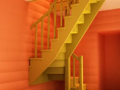 Stairs staircase 3D model