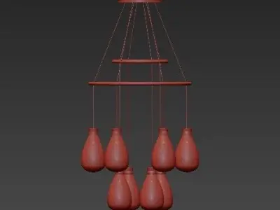 SOFFI softi chandelier 3D model