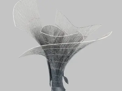 Landscape pavilion monument  3D model