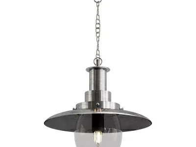 fisherman-a5540sp-1ab industrial pendant light with clear gla... 3D model