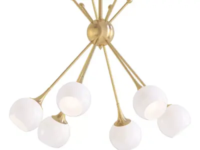 MID CENTURY MODERN MOBILE CHANDELIER 3D model