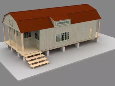 Tiny House 3D model 3D model