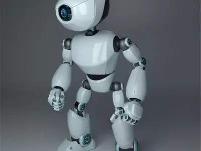 Short Robot 3D model