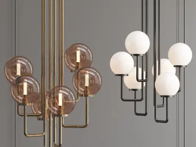 GIOPAGANI CHANDELIER 3D model