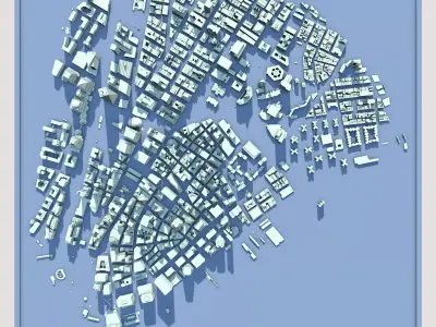 Manhattan New York 3D model