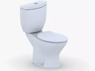 1546 - Toilet Low-poly 3D model