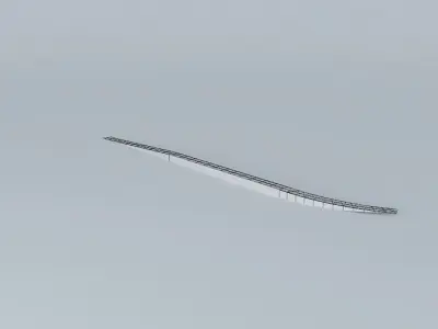 bridge metal rod 3D model