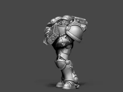 Trooper In space - 35mm scale 3D print model