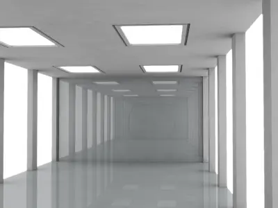 Sci Fi Interior 3D model 59