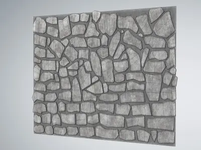 Rock Tiles 3D model