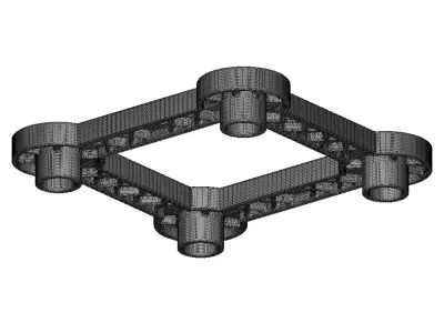 Premium Refrigerator Stand 3D print model
