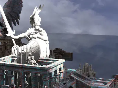 Angelic Halls Of Power temple 3D model