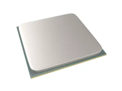 AMD AM4 CPU V1 001 3D model
