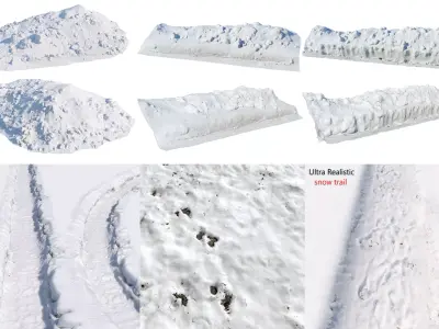 Snow collection v2 3D Model Pack