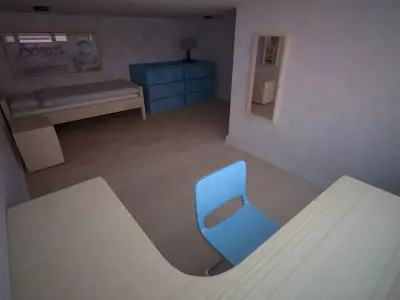 Room Design 3D model