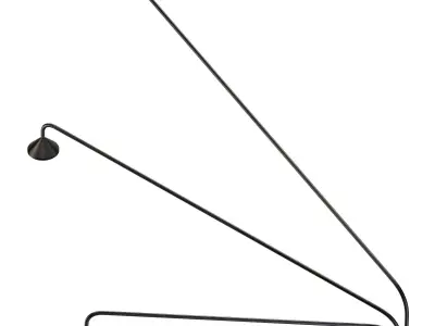 roche bobois nomad floor lamp 3D model