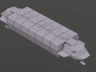 Visitors starships transport tanker pack Printable 3D print model
