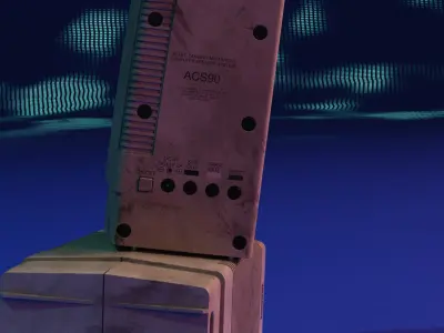 Retro 90s speakers - Altec Lansing ACS90 Free 3D model