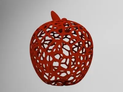 Voronoi Apple 3D print model