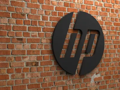 HP Logo 3D print model